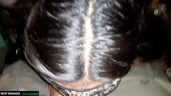 Geraldine sucks my cock cum in her mouth in d j booth