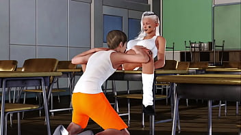 Max's life cap 54 masaje a chica de tetas enormes y comiendole el coño a una chica sexy