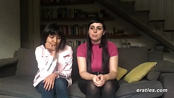 Amateur lesbians enjoy sexual touches with each other