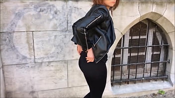 Flashing in the street first time part 1