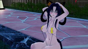 Akeno watch me fucking kuroka in the pool hs dxd ntr madness 11 full movie on sheer & fantasyking3
