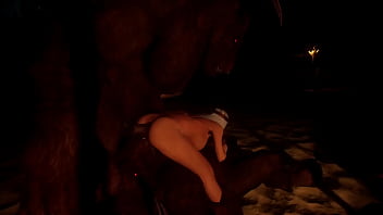 Wild life group sex by the fire