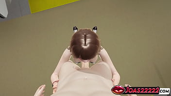 Gorgeous monica in stockings titfucking handjob for huge cock and deepthroat mouth action cum a lot of sperm in honey select 2