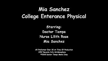 Tampa university entrance physical mia sanchez