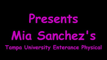 Tampa university entrance physical mia sanchez