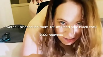 Stylized fashionable and iconic maven tatum reed with a big white ass sucks a black cock that she met on bumble finding herself stuffed