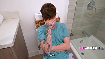 From tipping to gripping step bro's dick