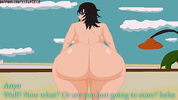 Anya gets backshots from the captain mouthwashing hentai animation