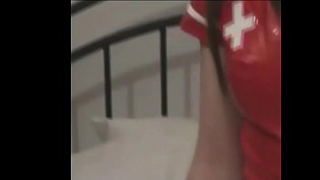 Cute girls in tight spandex and pvc