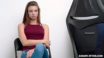 Hot thief jaycee starr bouncing her pussy on top of the lp officers throbbing meat