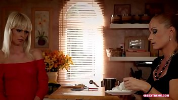 Kinky milf watches her girl masturbate