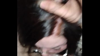 Slut in glasses sucks and fucks big dick while hubby's away ends in creampie