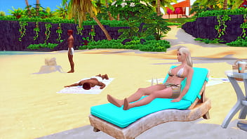 Lustful mermaid seduced two bbc for hard anal sex and deep throat sims 4 bbc gangbang sfm