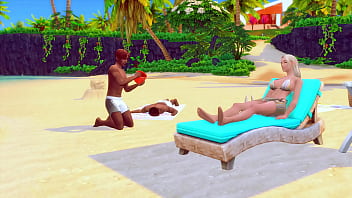 Lustful mermaid seduced two bbc for hard anal sex and deep throat sims 4 bbc gangbang sfm