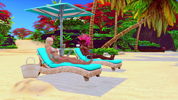 Lustful mermaid seduced two bbc for hard anal sex and deep throat sims 4 bbc gangbang sfm