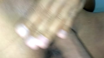 The guy complained about how tight his girlfriend was while she laughed and told him it was