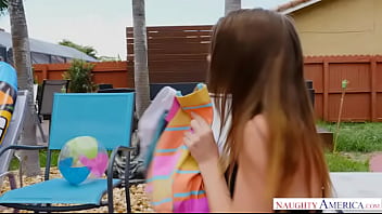 Lustful brunette let a married man fuck her hard and raw