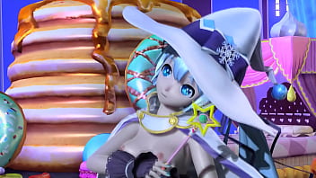 Snow miku shakes her butt by user516508 project diva