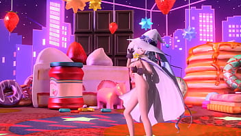 Snow miku shakes her butt by user516508 project diva Snow miku shakes her butt by user516508 project diva