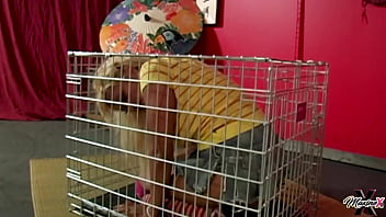 Super submissive maxine x gets out of the cage & milk scott rhodes