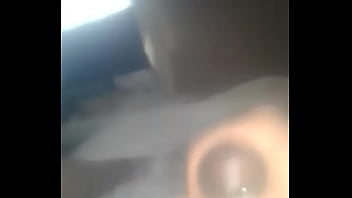 Black cock cumming and hits phone