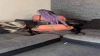 Solo fun playing with toys