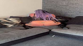 Solo fun playing with toys