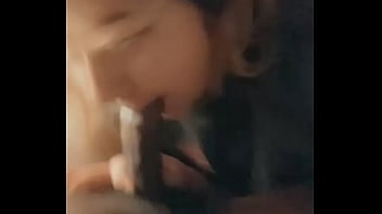 Sucking the cum out my tip