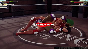 Kyla vs jennifer nf3d female mma combat ring
