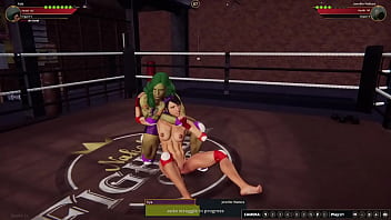 Kyla vs jennifer nf3d female mma combat ring