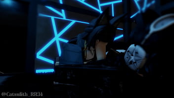 Getting teased by miyabi before sex~ pt 1