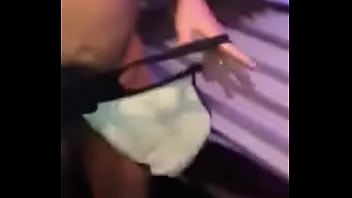 Blonde milf caught in tanning booth