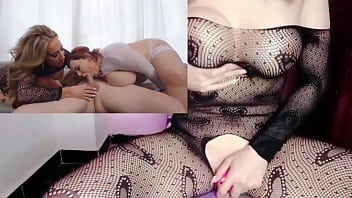 Masturbandome con natasha y richelle tetonas montando duro