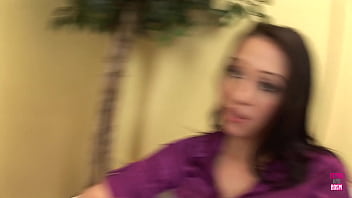 Sexy brunette gets her holes drilled hard at the doctor