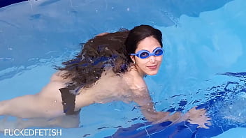 Sexy mermaid helen star pool naked