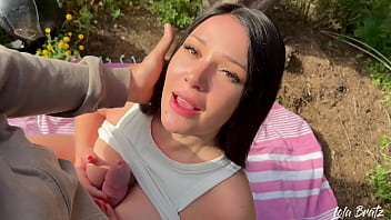 Public fuck in barcelona park