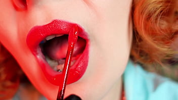 Asmr video lipstick fetish arya grander