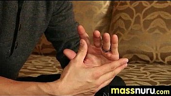 Lucky client gets a full service massage 13