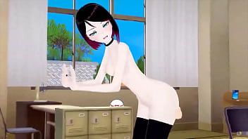 Sexy anime emo slut moans loud while getting rammed by big dick hentai anime