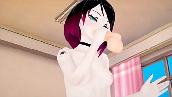 Sexy anime emo slut moans loud while getting rammed by big dick hentai anime