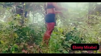 Waiting in the bush for my sugar boy to take this horny out of my body