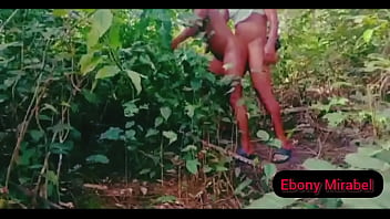 Waiting in the bush for my sugar boy to take this horny out of my body