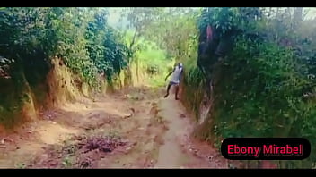 Waiting in the bush for my sugar boy to take this horny out of my body