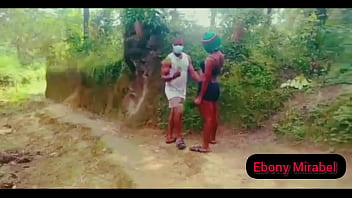 Waiting in the bush for my sugar boy to take this horny out of my body