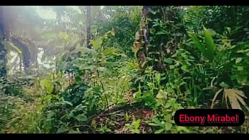 Waiting in the bush for my sugar boy to take this horny out of my body