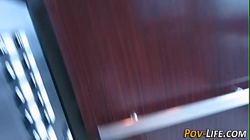 Pretty teen pov cumshot