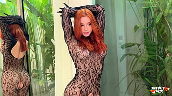 Redhead beauty in fishnet bodystocking passionate fucking on the floor till cum on ass sweetie fox Redhead beauty in fishnet bodystocking passionate fucking on the floor till cum on ass sweetie fox