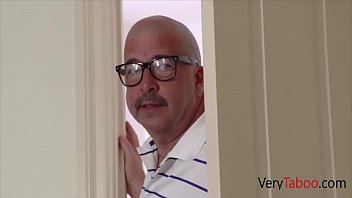 Stepmom helps stepson park his boner in her as long as he is quiet