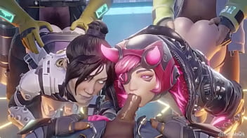 Wraith wattson and horizon porn compilation