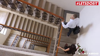 Tight chick monika benz banged abroad by horny stud in nasty raunchy fucking letsdoeit